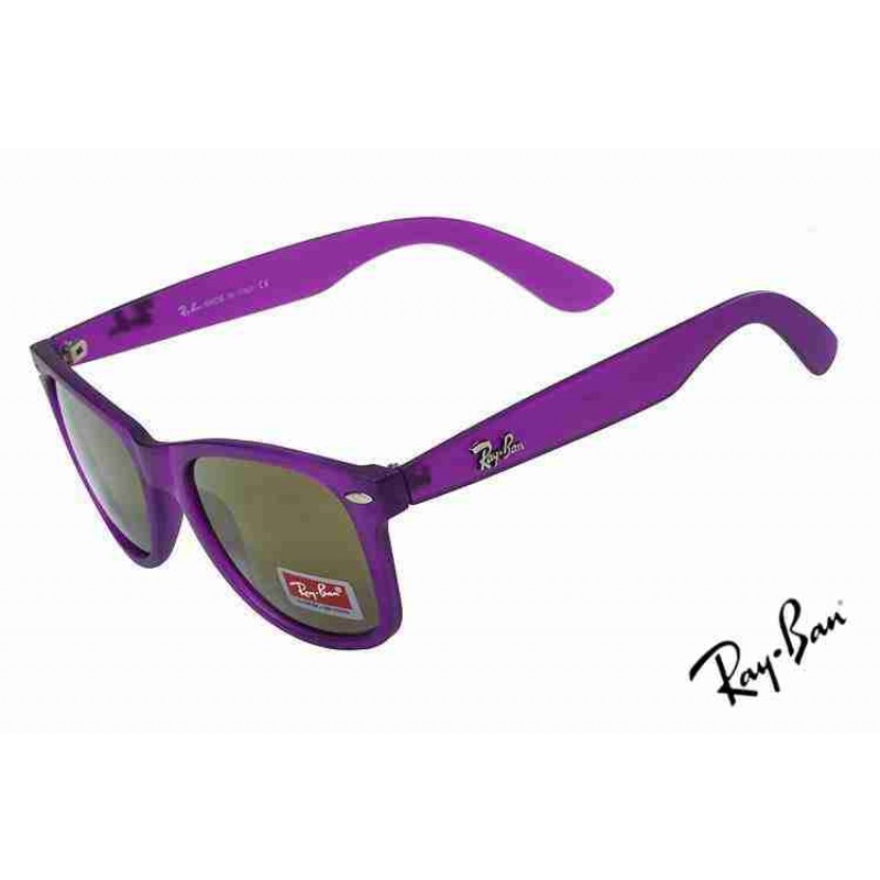 purple frame ray bans