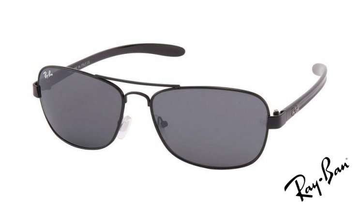 ray ban rb8302 tech sunglasses black frame crystal green polar